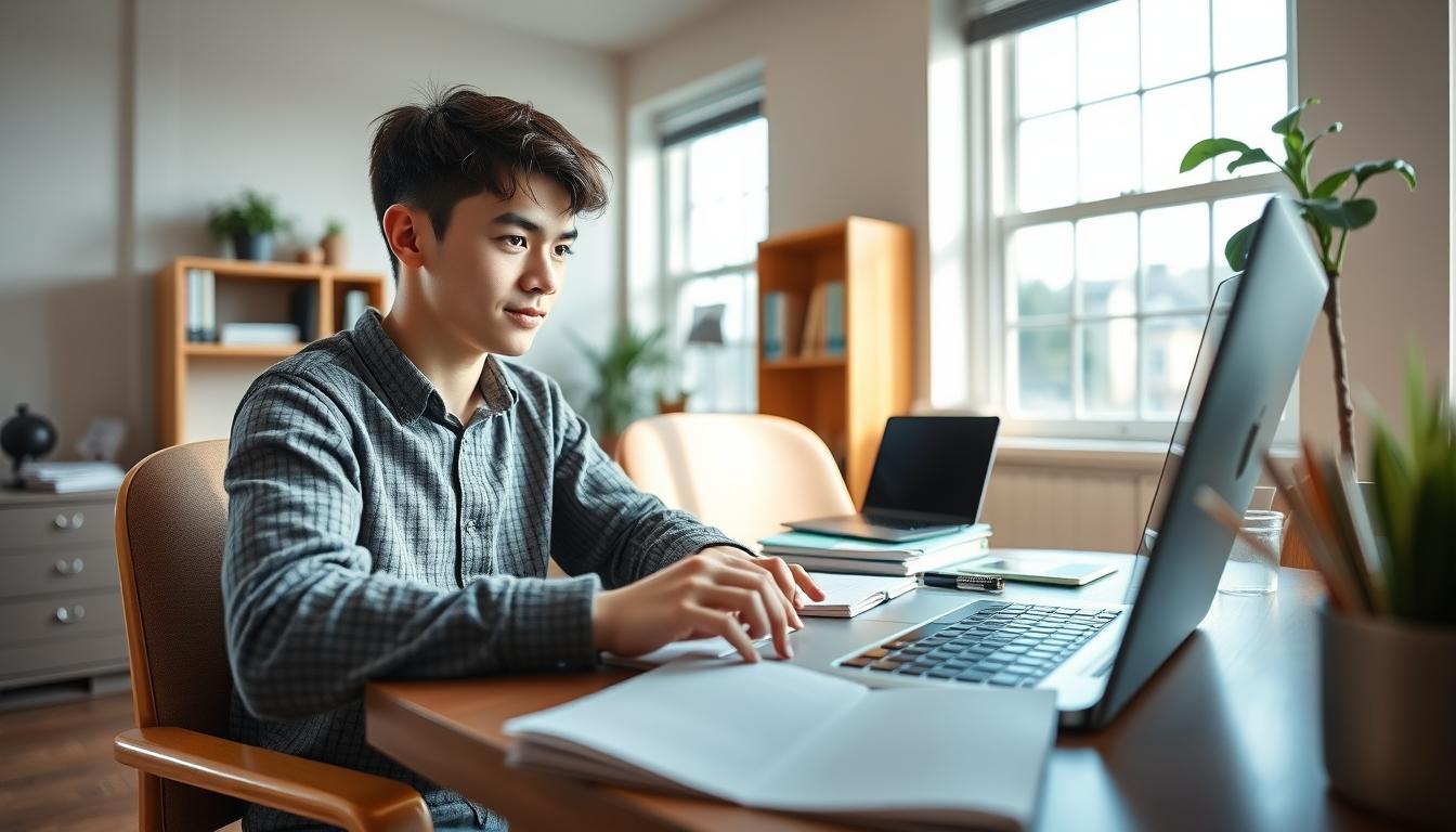 Organized study environment supporting productive learning